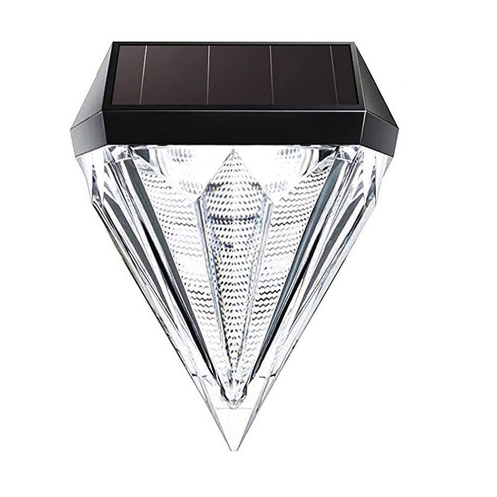 2Pcs Solar Outdoor Wall Fence Lights