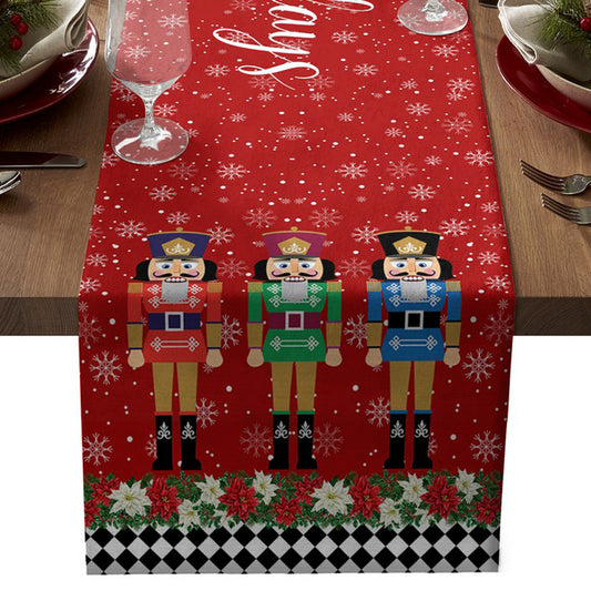 Christmas Nutcracker Soldier Table Runner Style 1