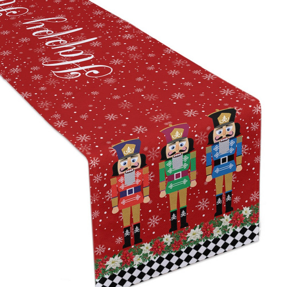 Christmas Nutcracker Soldier Table Runner Style 1