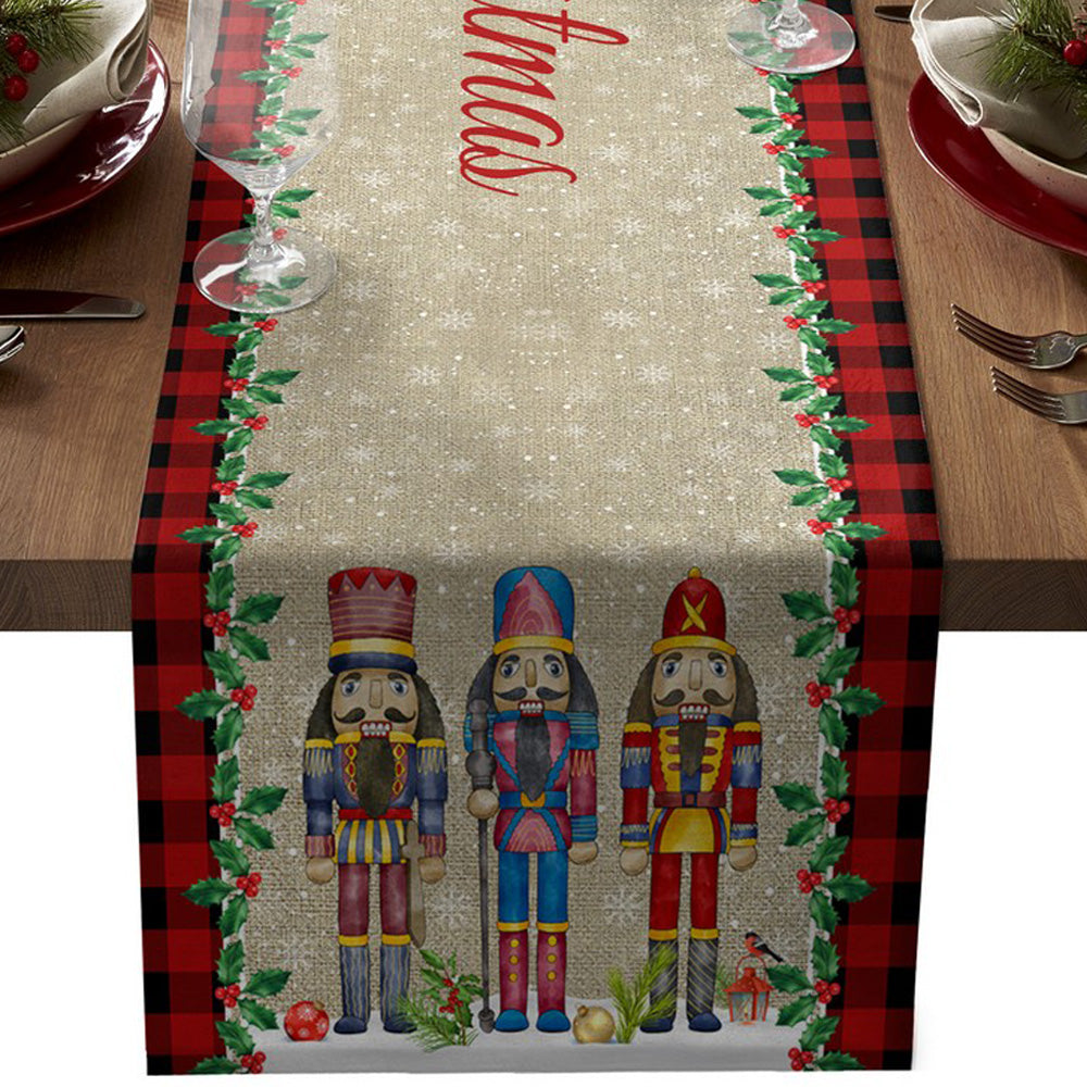Christmas Nutcracker Soldier Table Runner Style 2