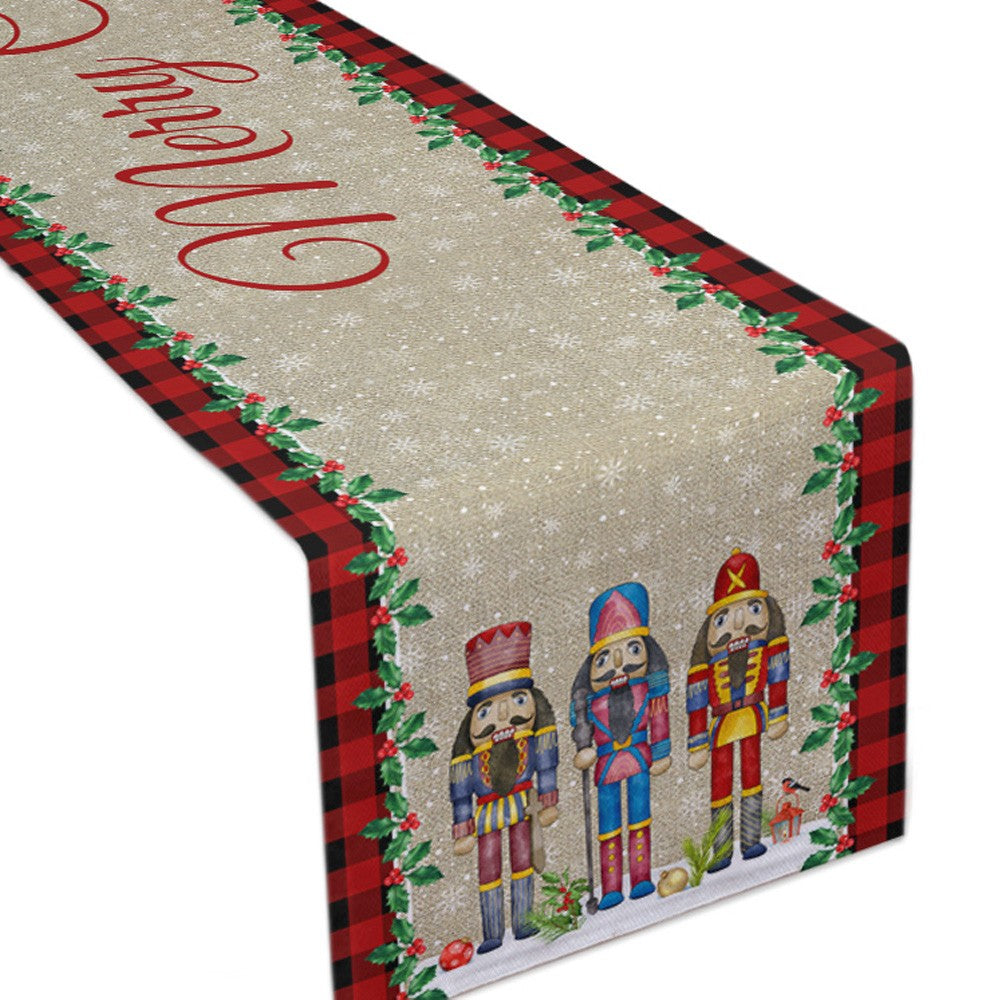 Christmas Nutcracker Soldier Table Runner Style 2