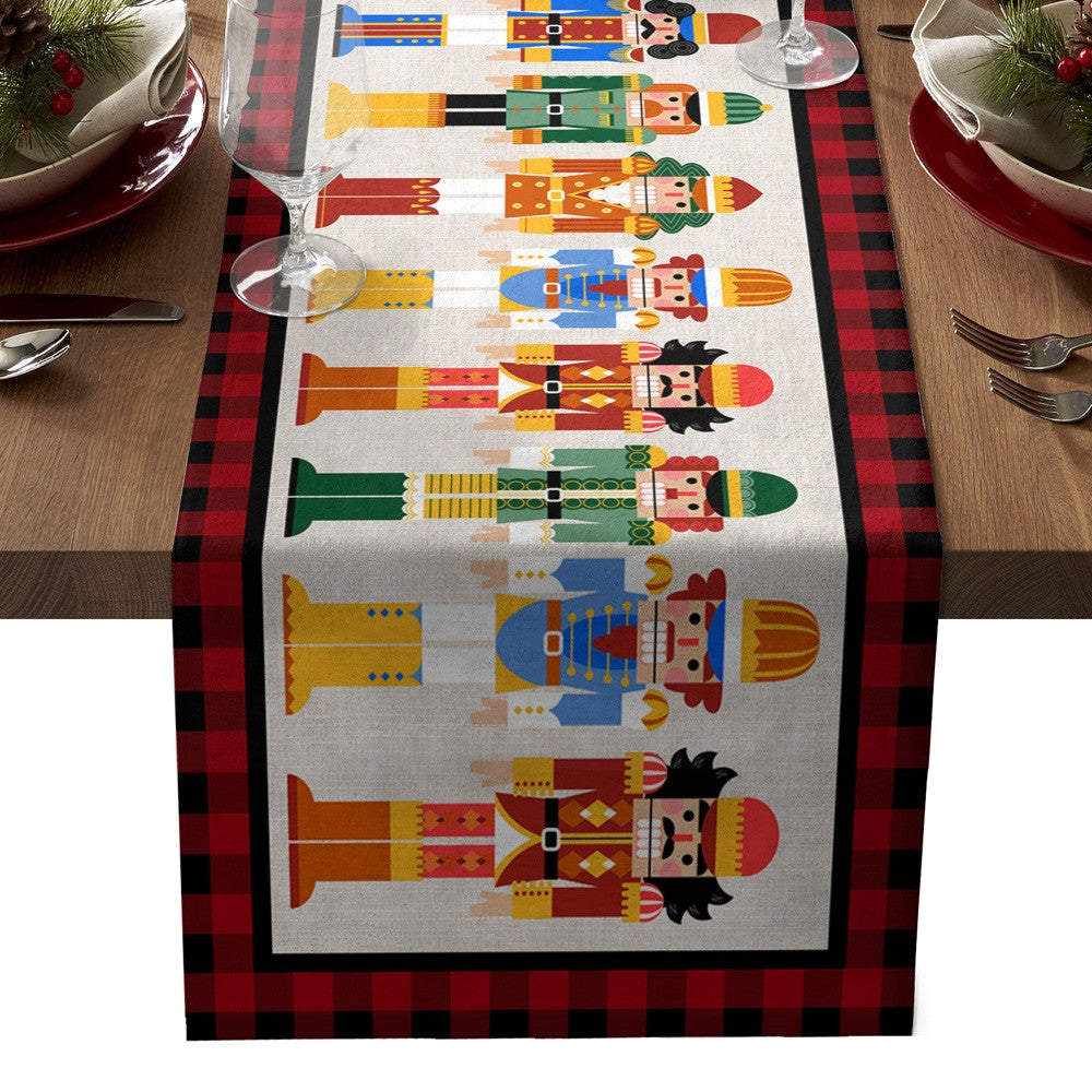 Christmas Nutcracker Soldier Table Runner Style 3