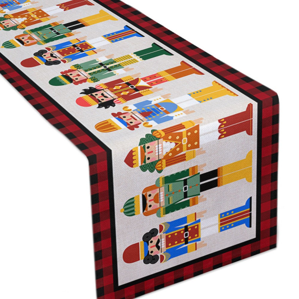 Christmas Nutcracker Soldier Table Runner Style 3