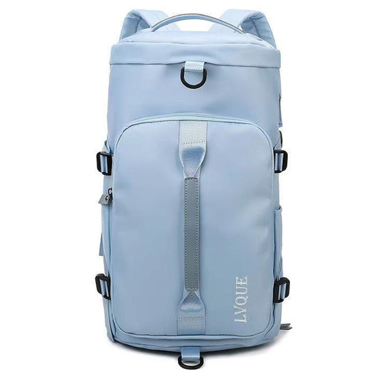 Water Resistant Travel Duffel Bag Gym Bag Blue