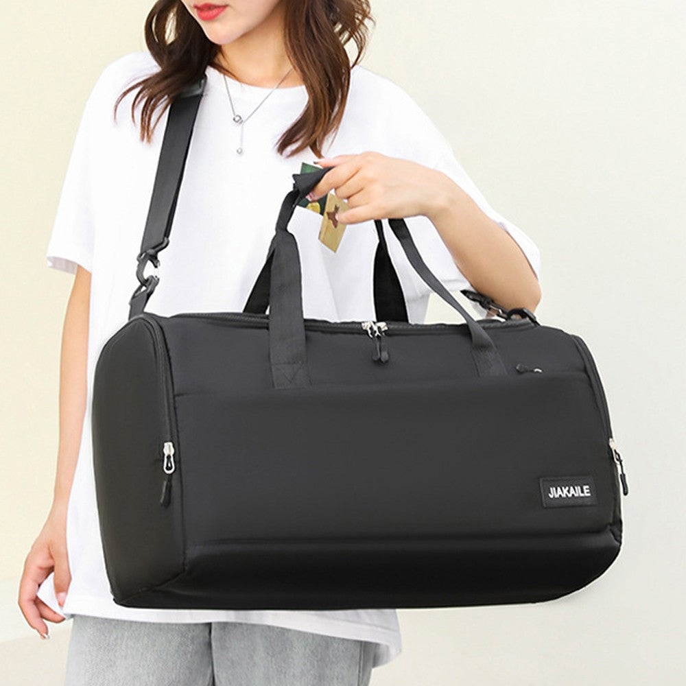 Water Resistant Travel Duffel Bag Gym Bag Black