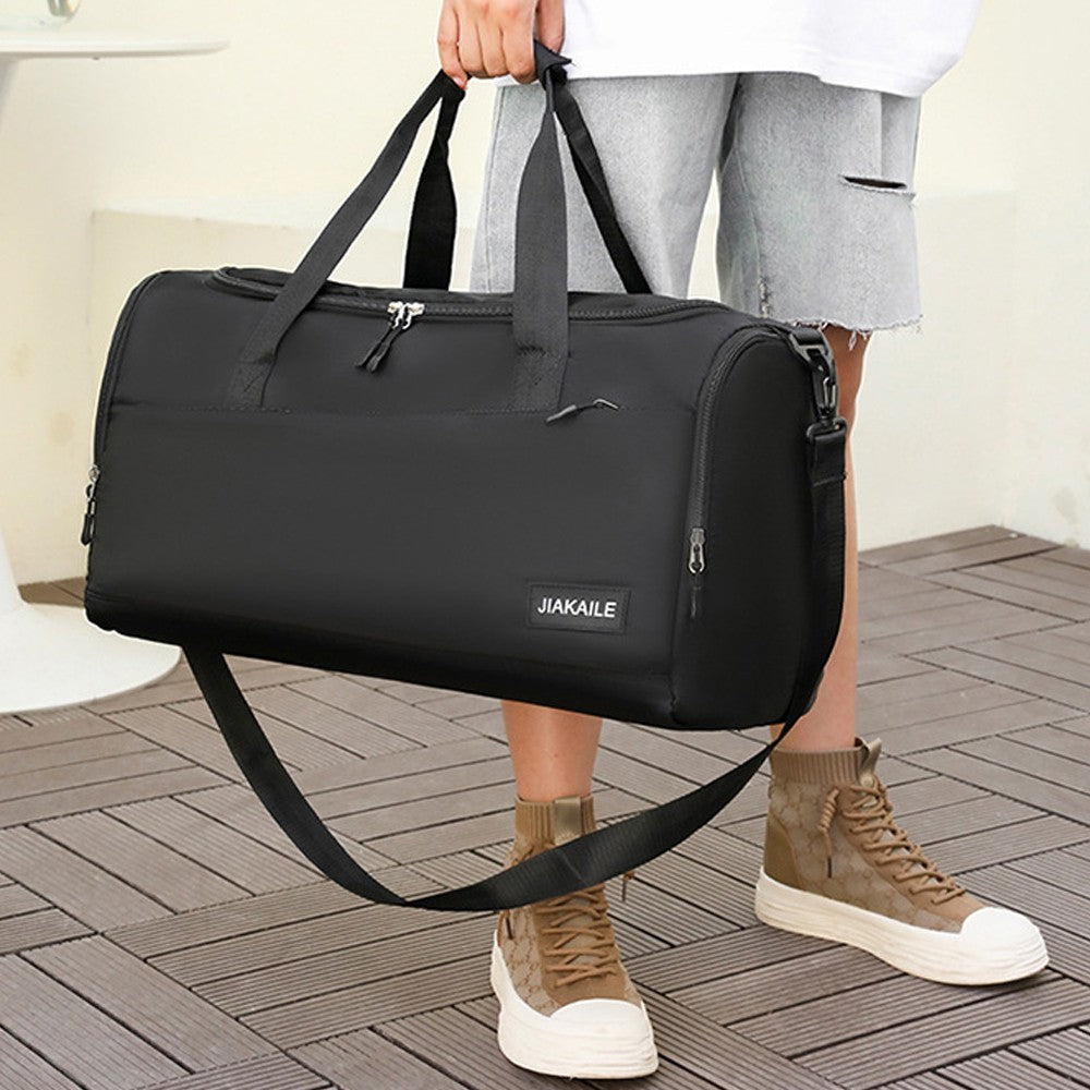 Water Resistant Travel Duffel Bag Gym Bag Black