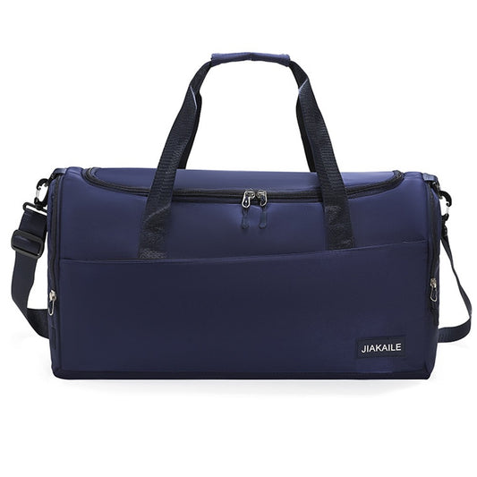 Water Resistant Travel Duffel Bag Gym Bag Navy Blue