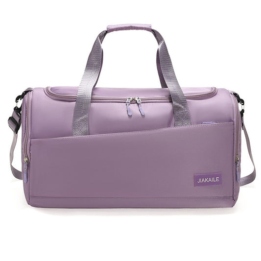 Water Resistant Travel Duffel Bag Gym Bag Purple