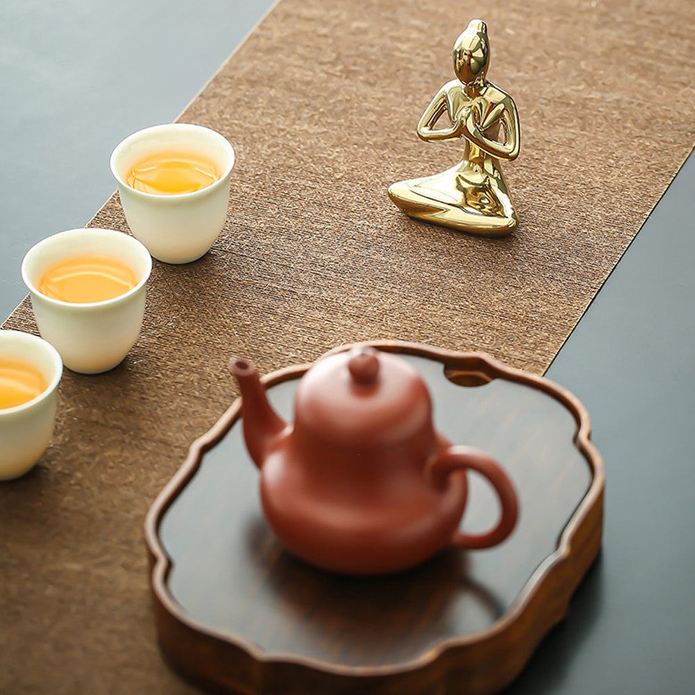 2X Ceramic Yoga Girl Desktop Decoration Statues Style 2 and 3