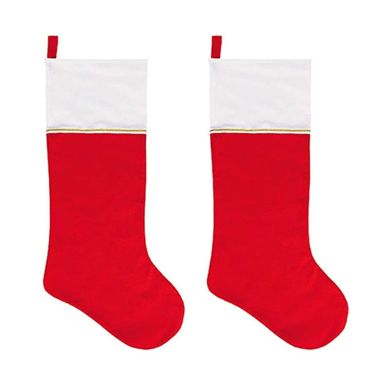 2Pcs Christmas Stocking Xmas Tree Pendant Random Style