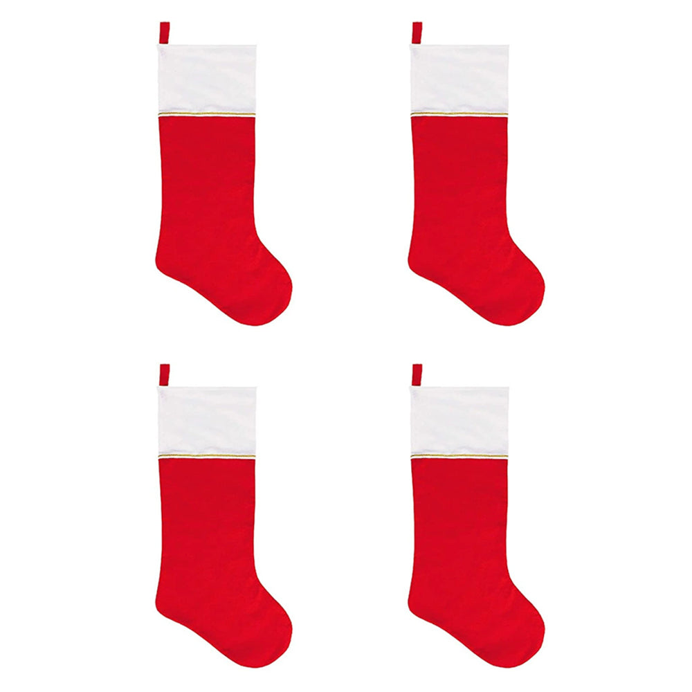 4Pcs Christmas Stocking Xmas Tree Pendant Random Style