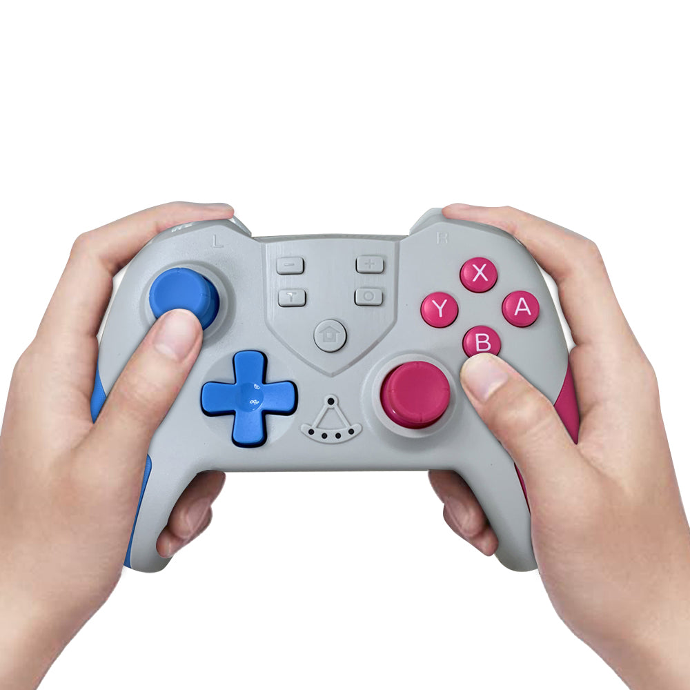 Non-Branded Wireless Bluetooth Game Controller with NFC Compatible with Switch Grey