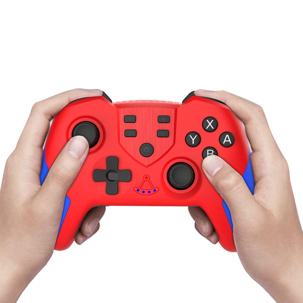 Non-Branded Wireless Bluetooth Game Controller with NFC Compatible with Switch Red