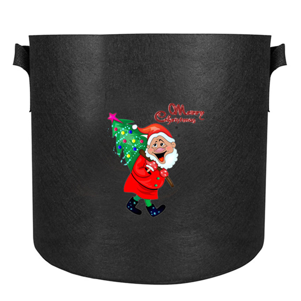 5X Christmas Printed 7 Gallon Non Woven Potato Vegetable Grow Bags