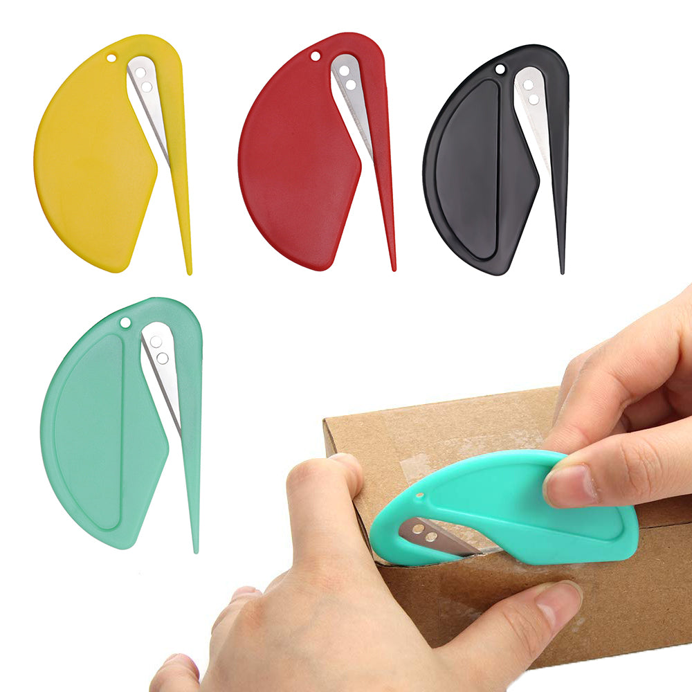 3Pcs Plastic Letter Openers Envelope Slitters Random Color