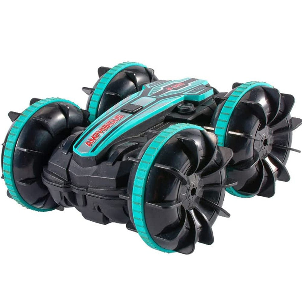 Remote Control Water Toys Car RC Toy Remote Control Amphibious Car Gesture Sensor Toy 4WD Racing Car Blue