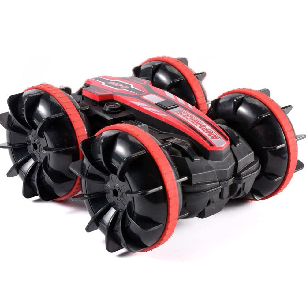 Remote Control Water Toys Car RC Toy Remote Control Amphibious Car Gesture Sensor Toy 4WD Racing Car Red