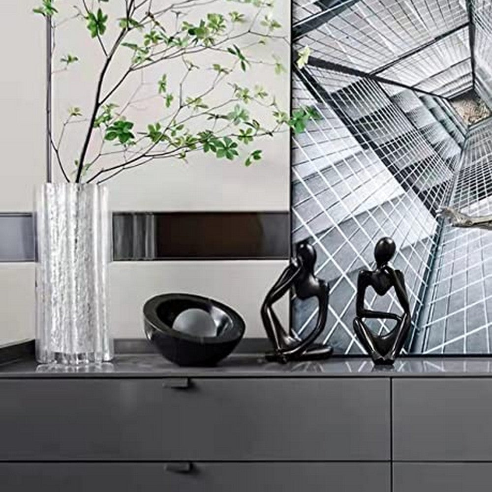 2X Thinker Statue Sculpture Desktop Resin Ornaments Style 1 and 2