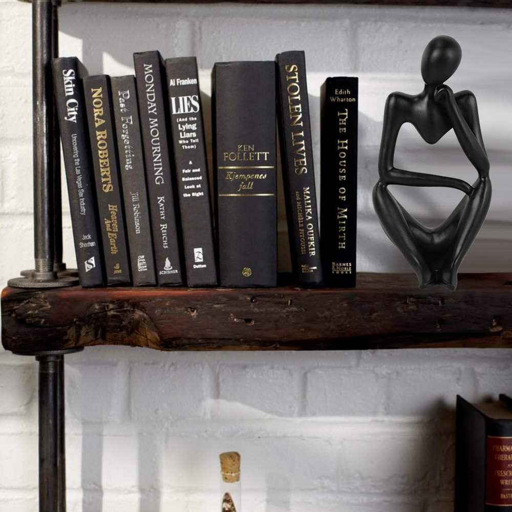 2X Thinker Statue Sculpture Desktop Resin Ornaments Style 1 and 2