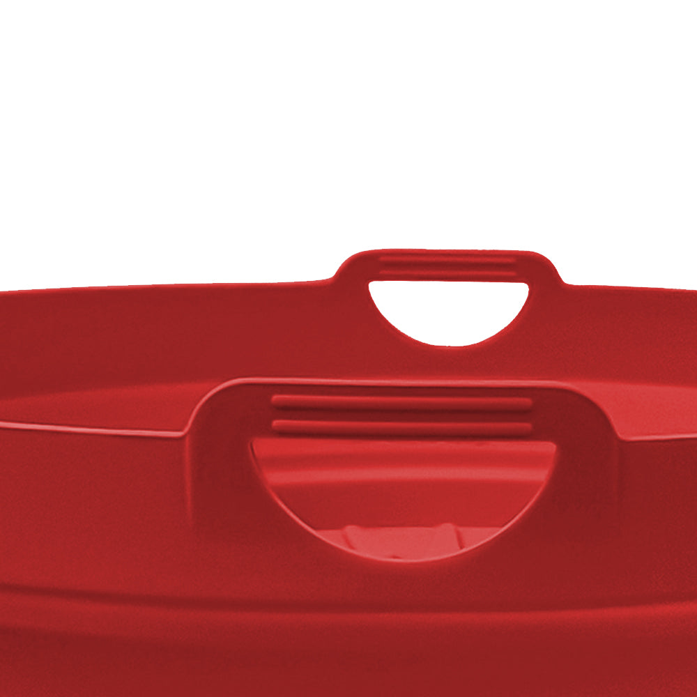 1Pc Foldable Air Fryer Silicone Pot Oven Baking Pan Air Fryer Liner Red