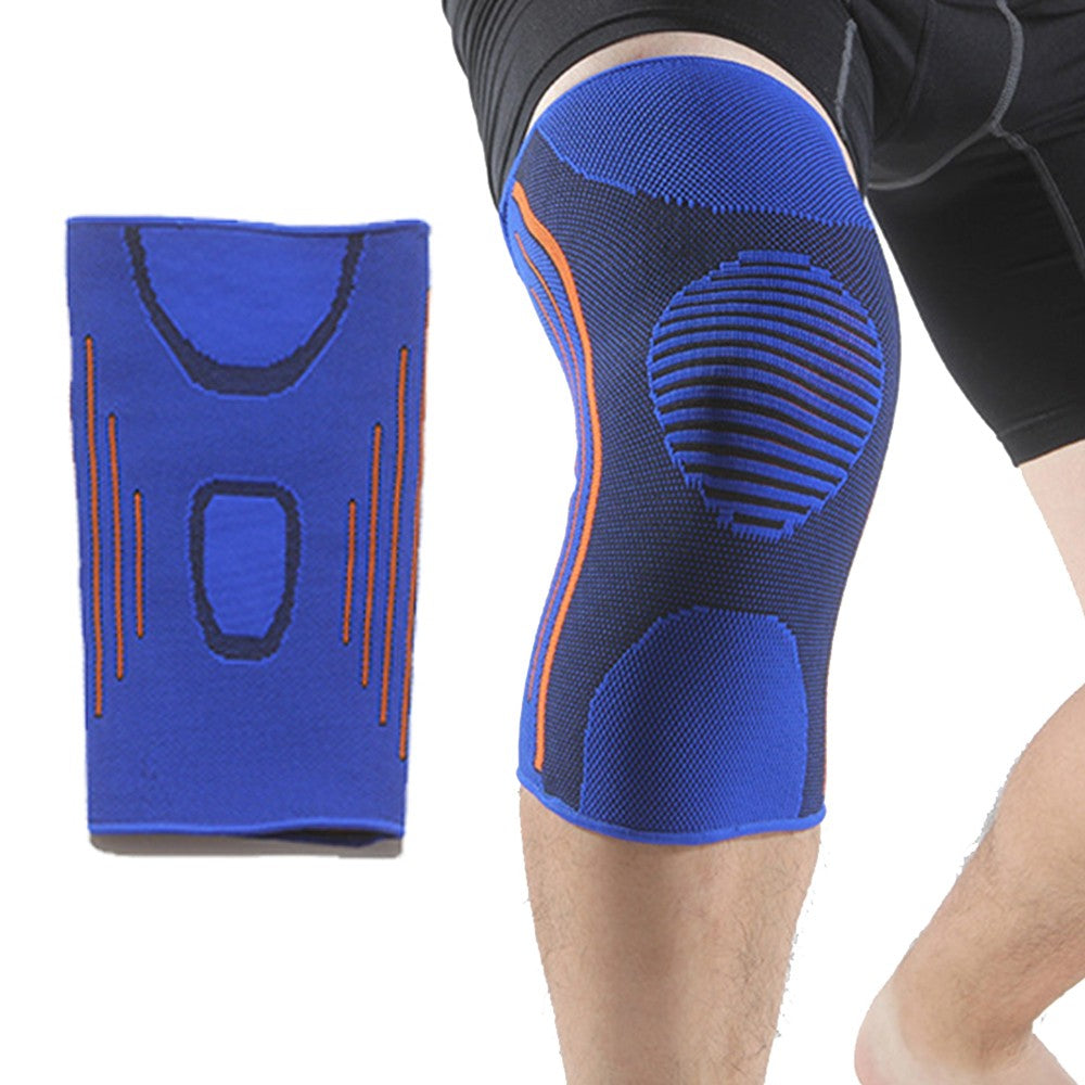 Pair of Knee Brace Sport Knee Sleeve Knee Pads S Size Blue