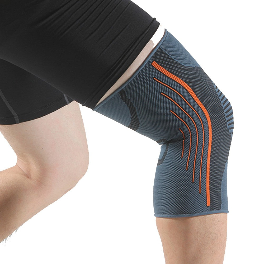 Pair of Knee Brace Sport Knee Sleeve Knee Pads M Size Grey