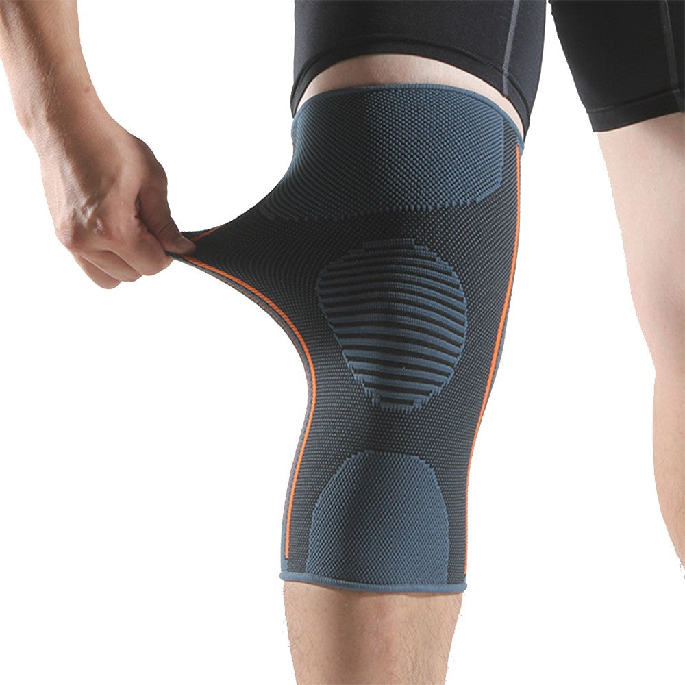 Pair of Knee Brace Sport Knee Sleeve Knee Pads XL Size Grey