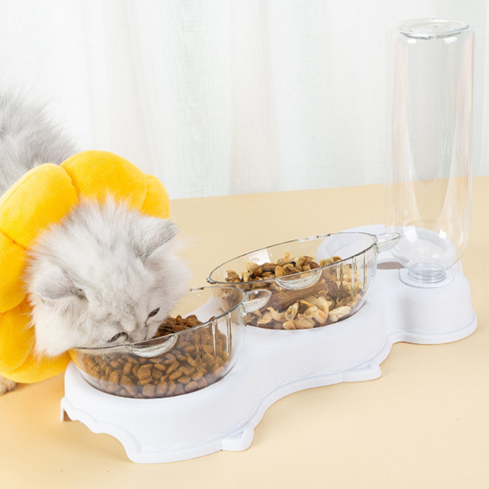 Pet Feeder Water Dispenser Cat Feeder Dog Food Feeder Pet Bowl