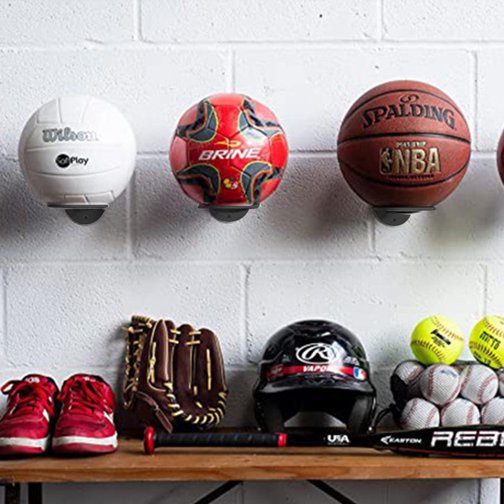 2Pcs 20cm Wall Mounted Ball Rack Holder Plant Flower Pot Display Storage Tool