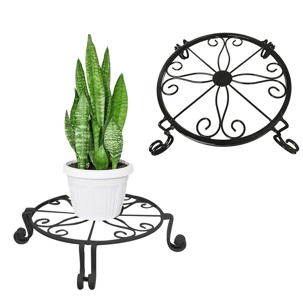 1Pc Plant Flower Pot Stand Heavy Duty Potted Holder Indoor Outdoor Support Rack