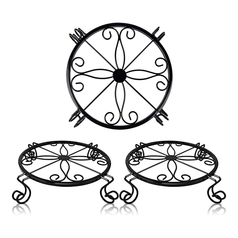 1Pc Plant Flower Pot Stand Heavy Duty Potted Holder Indoor Outdoor Support Rack