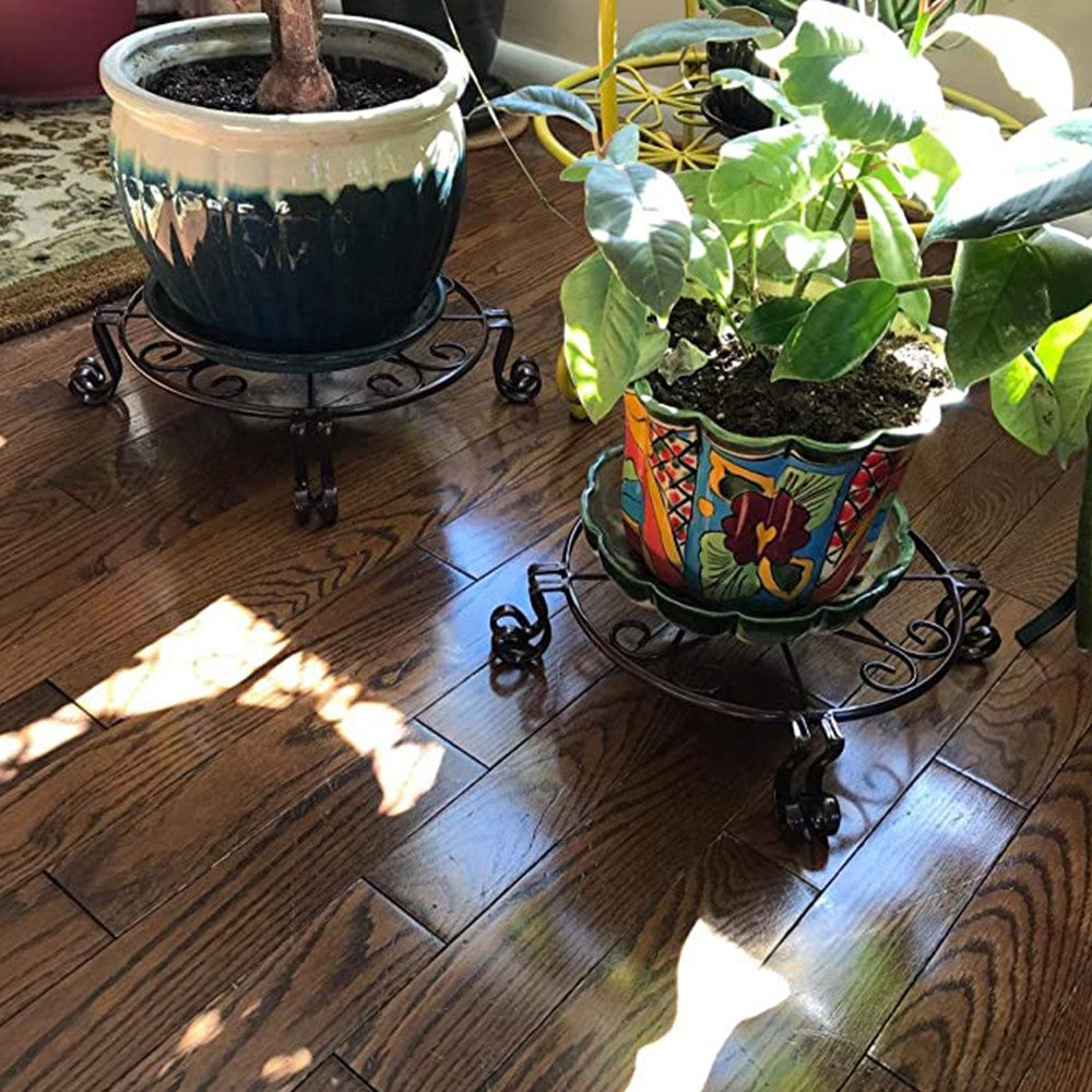 1Pc Plant Flower Pot Stand Heavy Duty Potted Holder Indoor Outdoor Support Rack