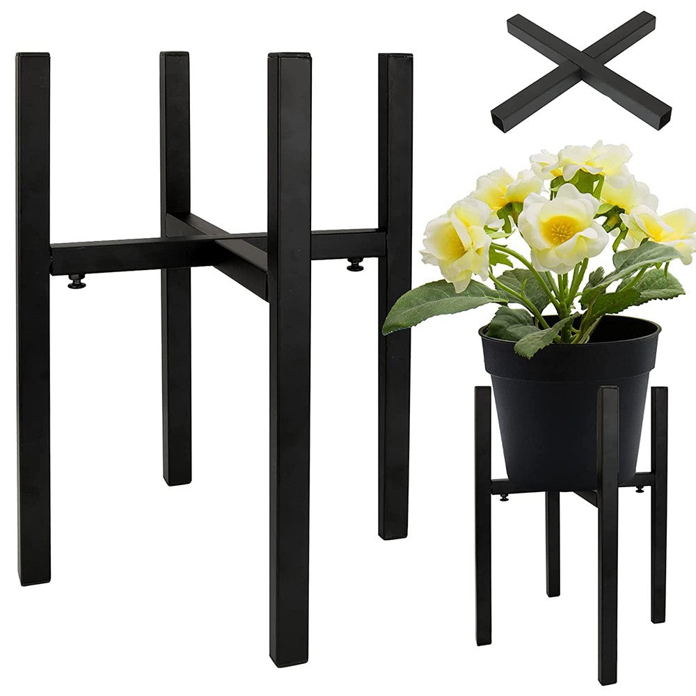 38cm Adjustable Metal Plant Stand Flower Pot Holder Indoor Outdoor Planter Shelf