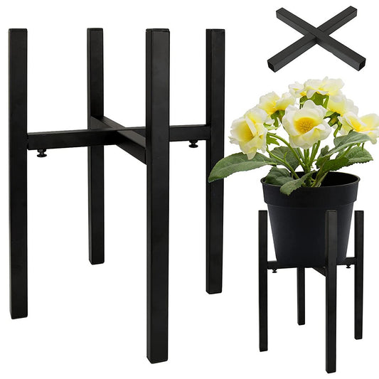 38cm Adjustable Metal Plant Stand Flower Pot Holder Indoor Outdoor Planter Shelf