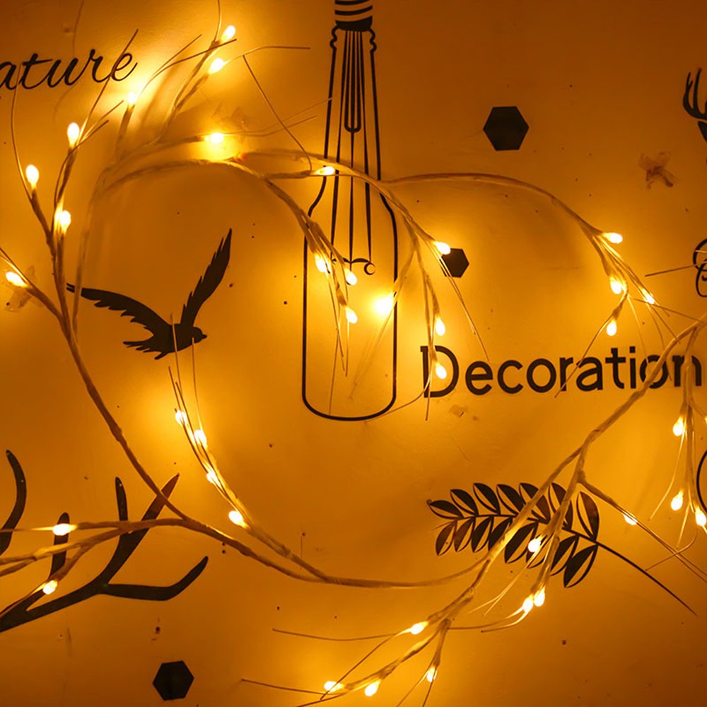 1.8m Christmas Branch Garland String Lights Twig Vine Light Indoor Outdoor Decor