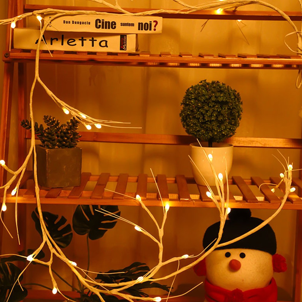 1.8m Christmas Branch Garland String Lights Twig Vine Light Indoor Outdoor Decor