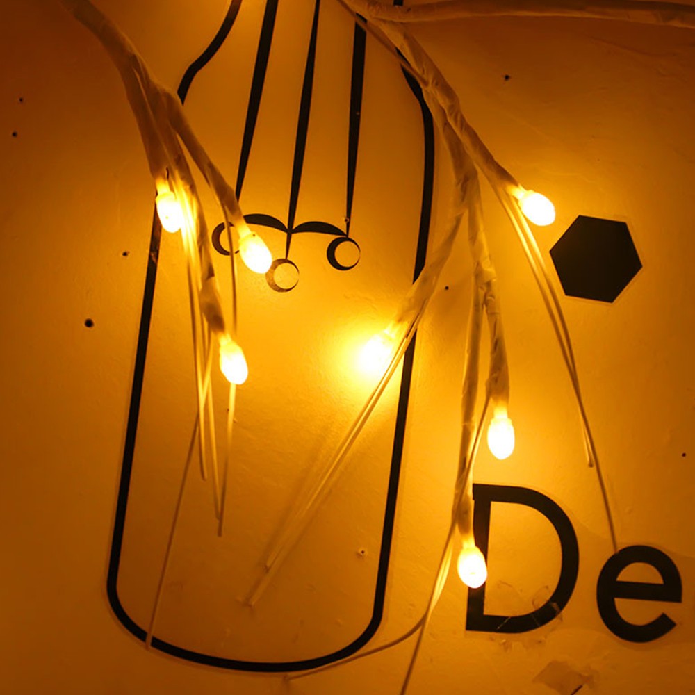 1.8m Christmas Branch Garland String Lights Twig Vine Light Indoor Outdoor Decor