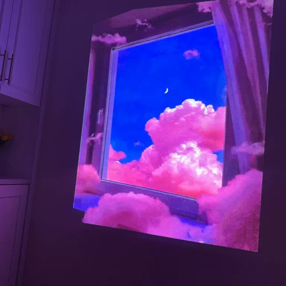 Scenery Projection Lamp Landscape Photo Projector Light Photography Background