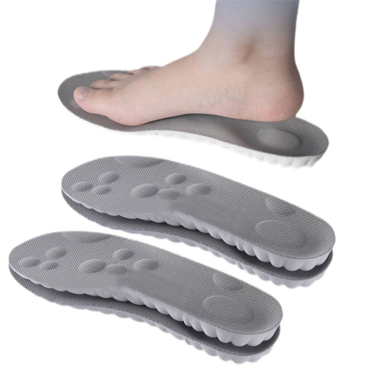 2 Pairs of 4D Shock Absorbing Pillow Insole Shoes Insole Suitable for EUR 39-40