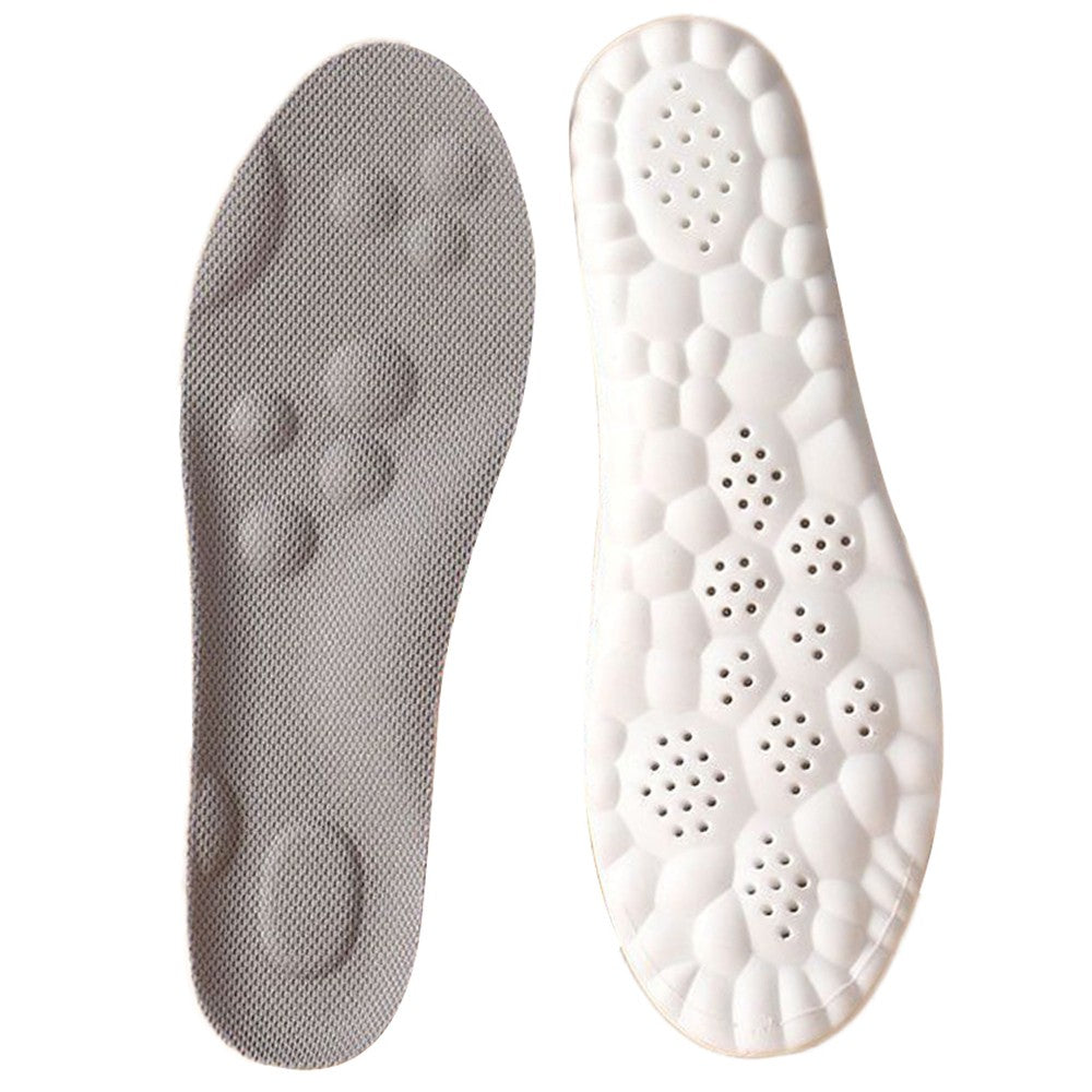 2 Pairs of 4D Shock Absorbing Pillow Insole Shoes Insole Suitable for EUR 37-38