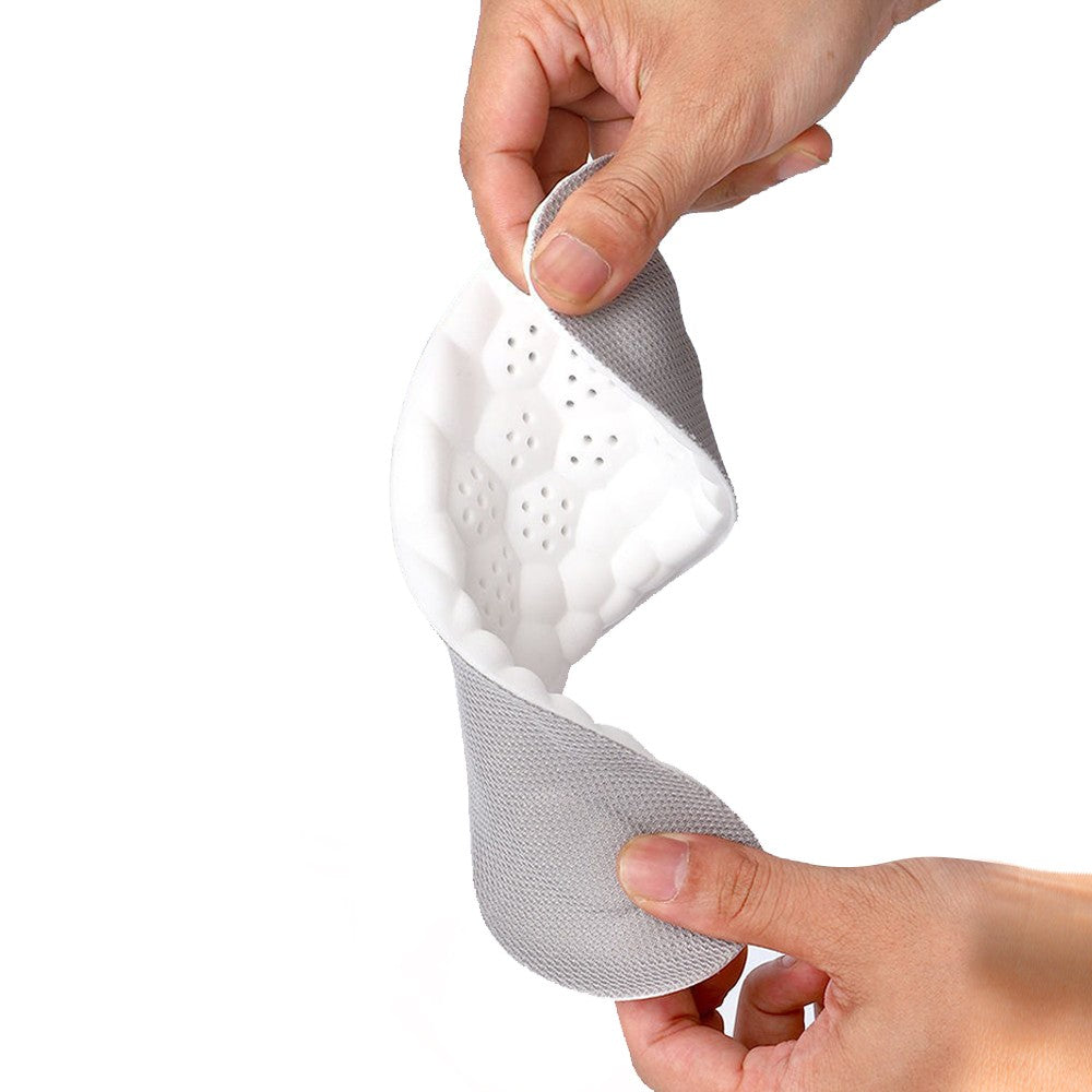 2 Pairs of 4D Shock Absorbing Pillow Insole Shoes Insole Suitable for EUR 45-46