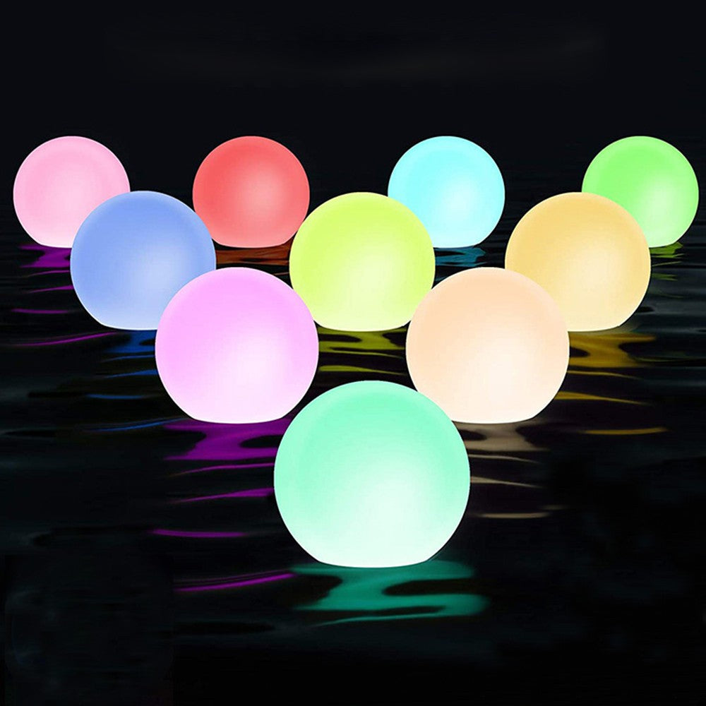 4Pcs Swimming Pool Floating Light LED Ball Light 16RGB Colour Fairy Light