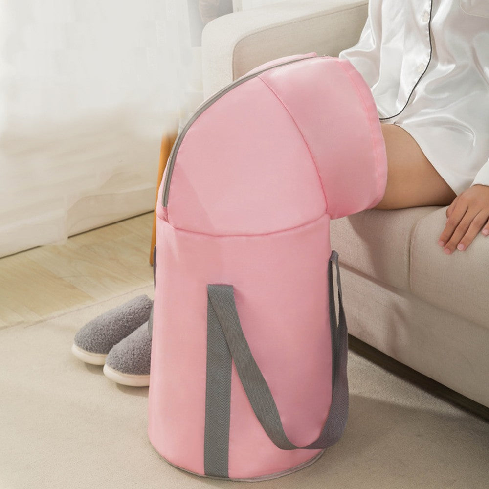 Outdoor Travel Foldable Foot Bath Bucket Portable Foot Spa Soaking Bucket Pink M