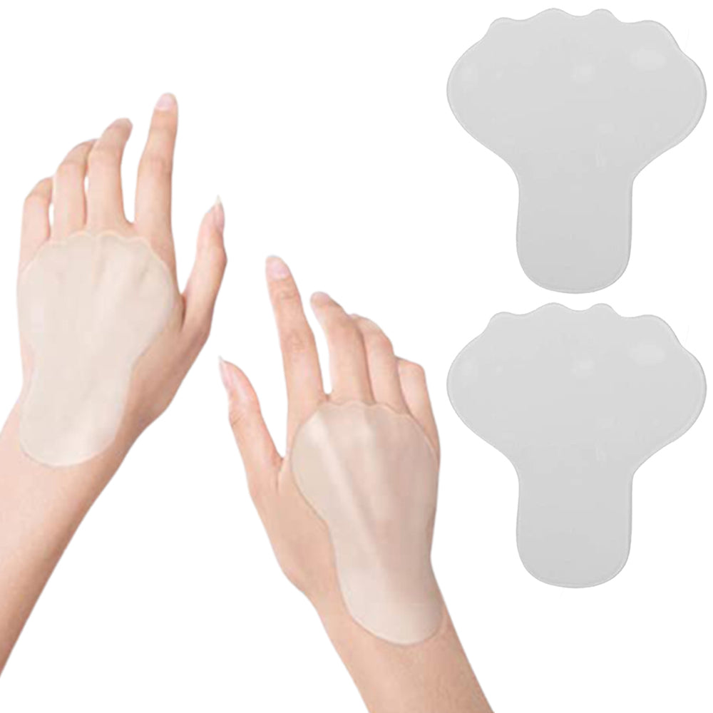 2 Pairs of Reusable Hand Anti Wrinkle Patches Silicone Hand Wrinkle Remover Pads