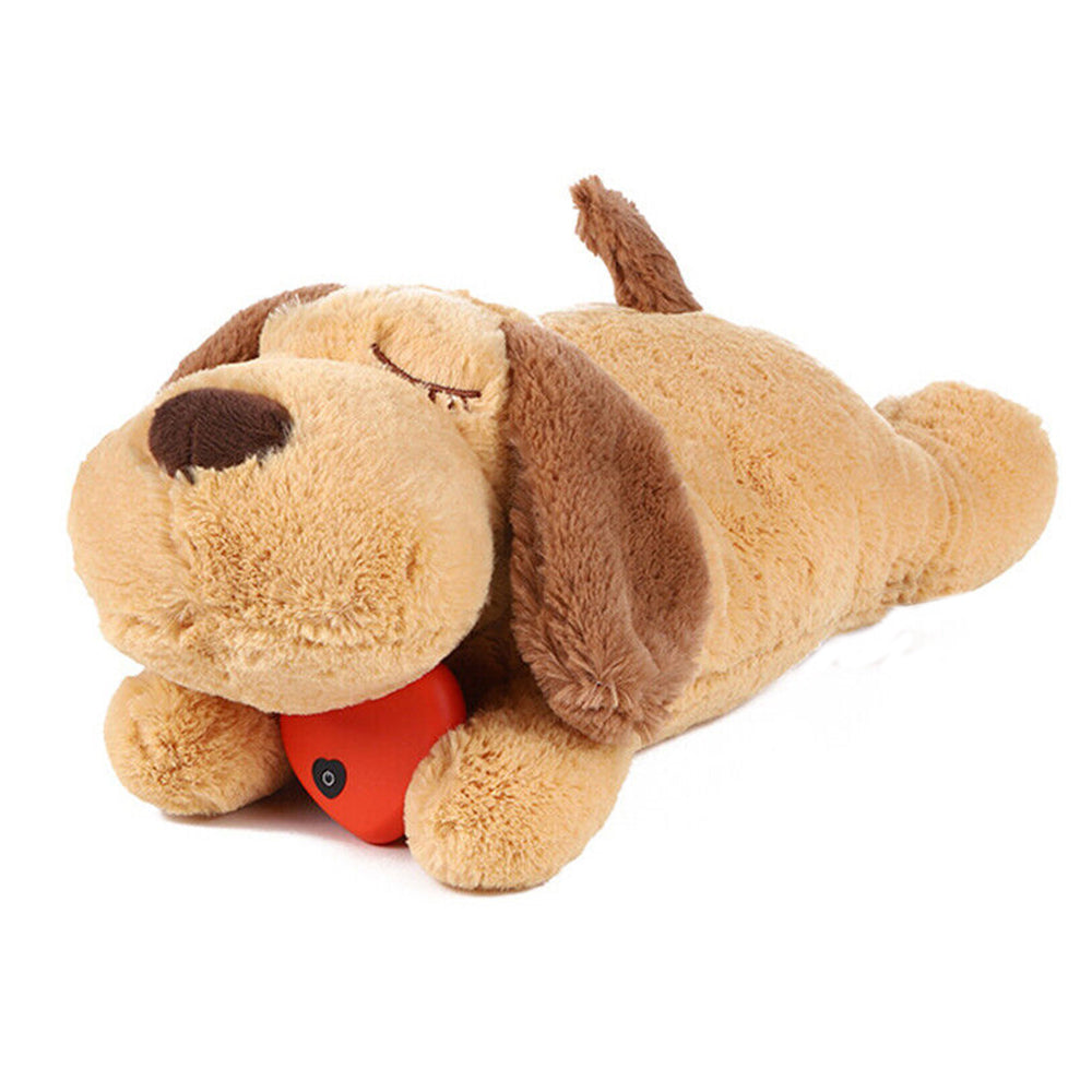 Pet Puppy Heartbeat Plush Toy Cat Pet Anxiety Aid Relief Dog Toy