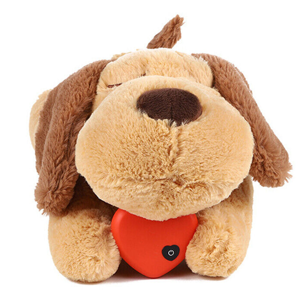Pet Puppy Heartbeat Plush Toy Cat Pet Anxiety Aid Relief Dog Toy