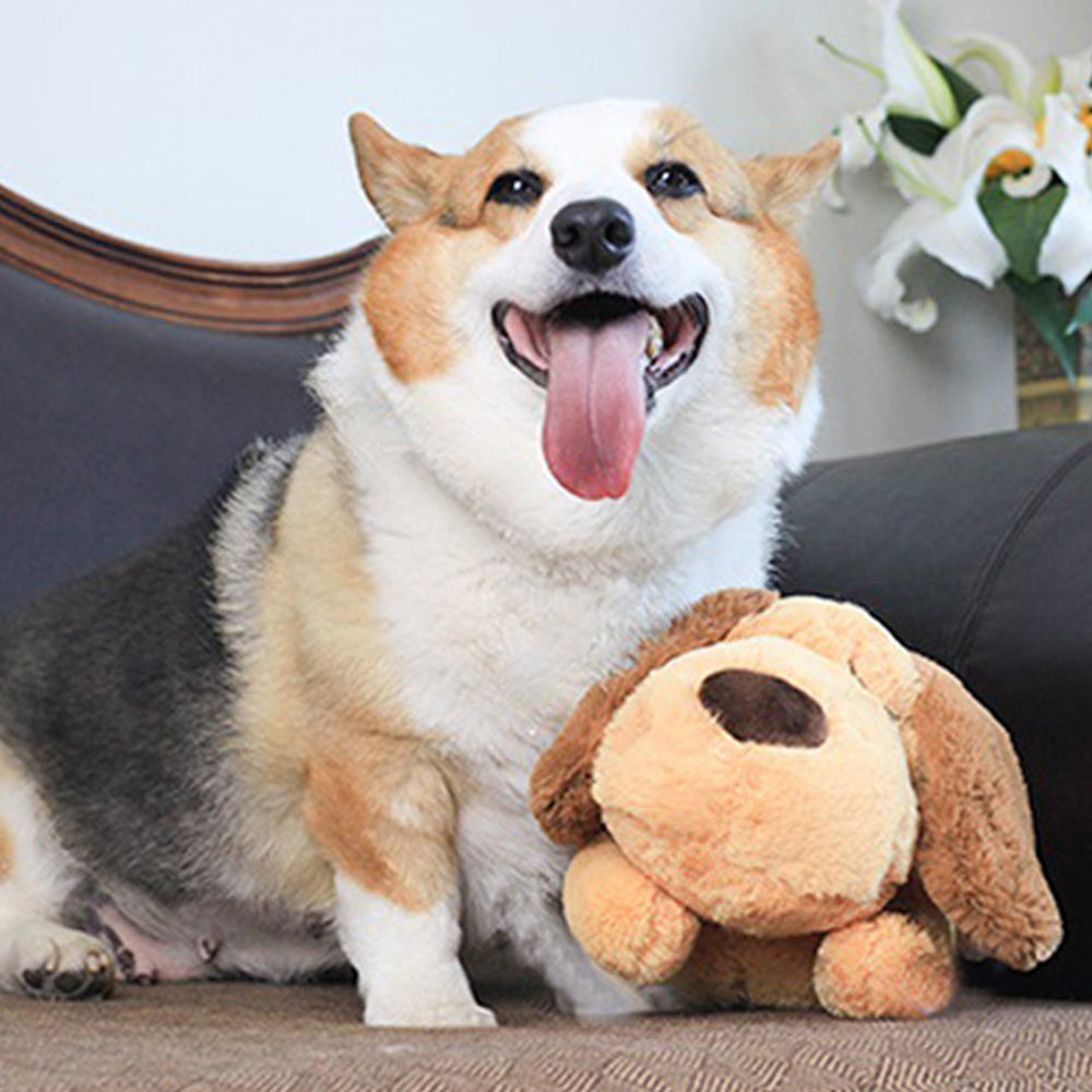 Pet Puppy Heartbeat Plush Toy Cat Pet Anxiety Aid Relief Dog Toy