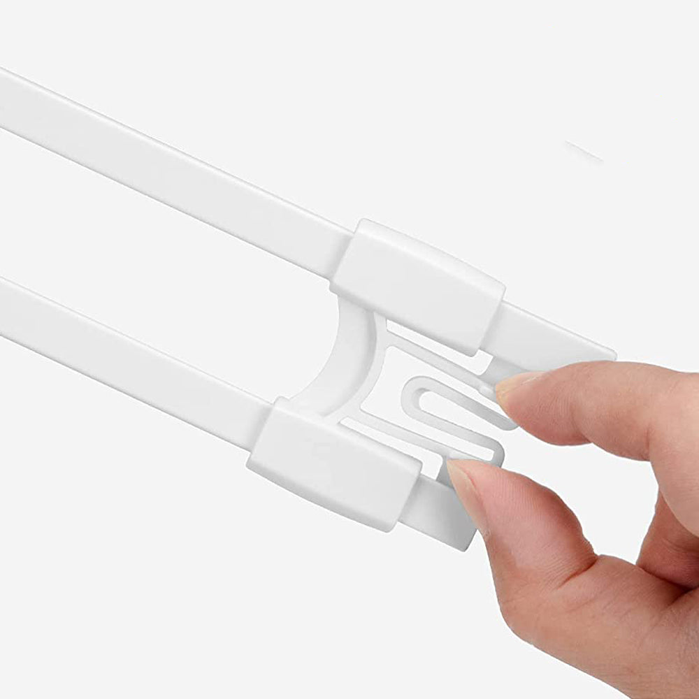 2 X Baby Child Safety Sliding Cabinet Locks Adjustable Safety Cabinet Door Locks