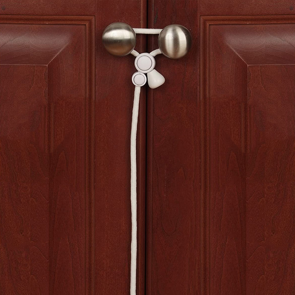 5 X Child Safety Cabinet Locks Rope Safety Cabinet Door Locks