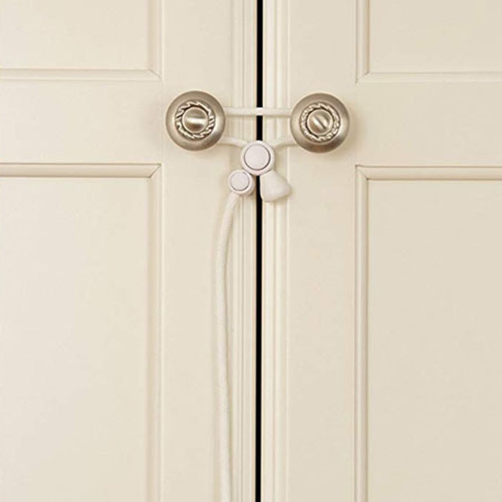 5 X Child Safety Cabinet Locks Rope Safety Cabinet Door Locks